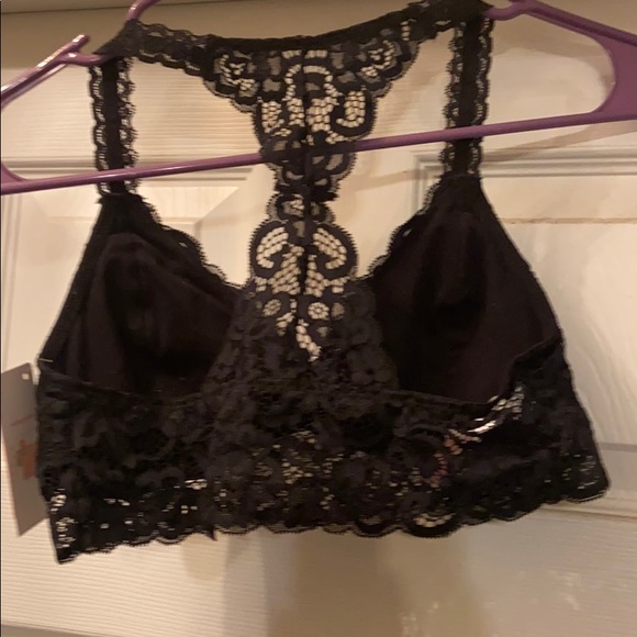 (2) Xhilaration Push up Racerback Lace Bralette BK - Picture 7 of 8